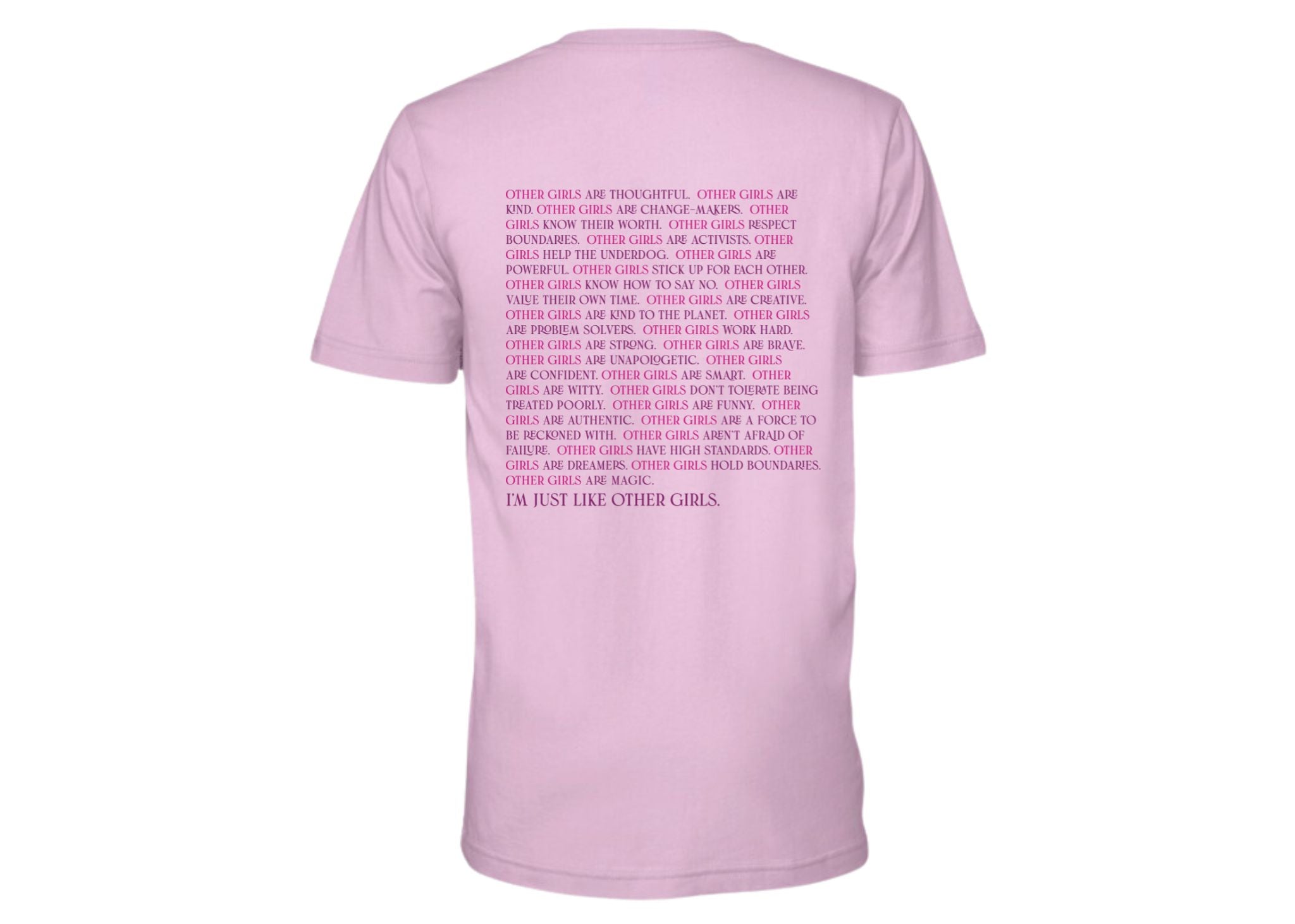 Just Like Other Girls Tee - LILAC