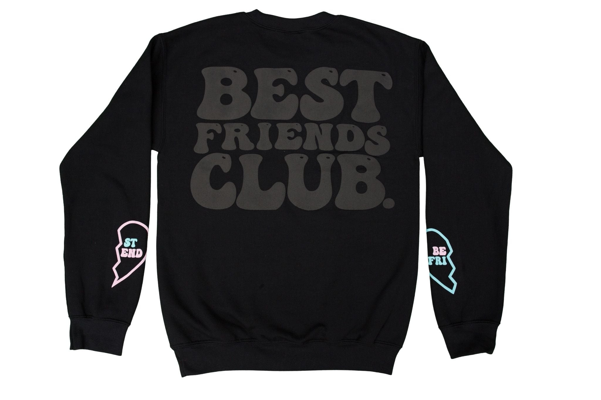 Best Friends Club Crewneck - BLACK