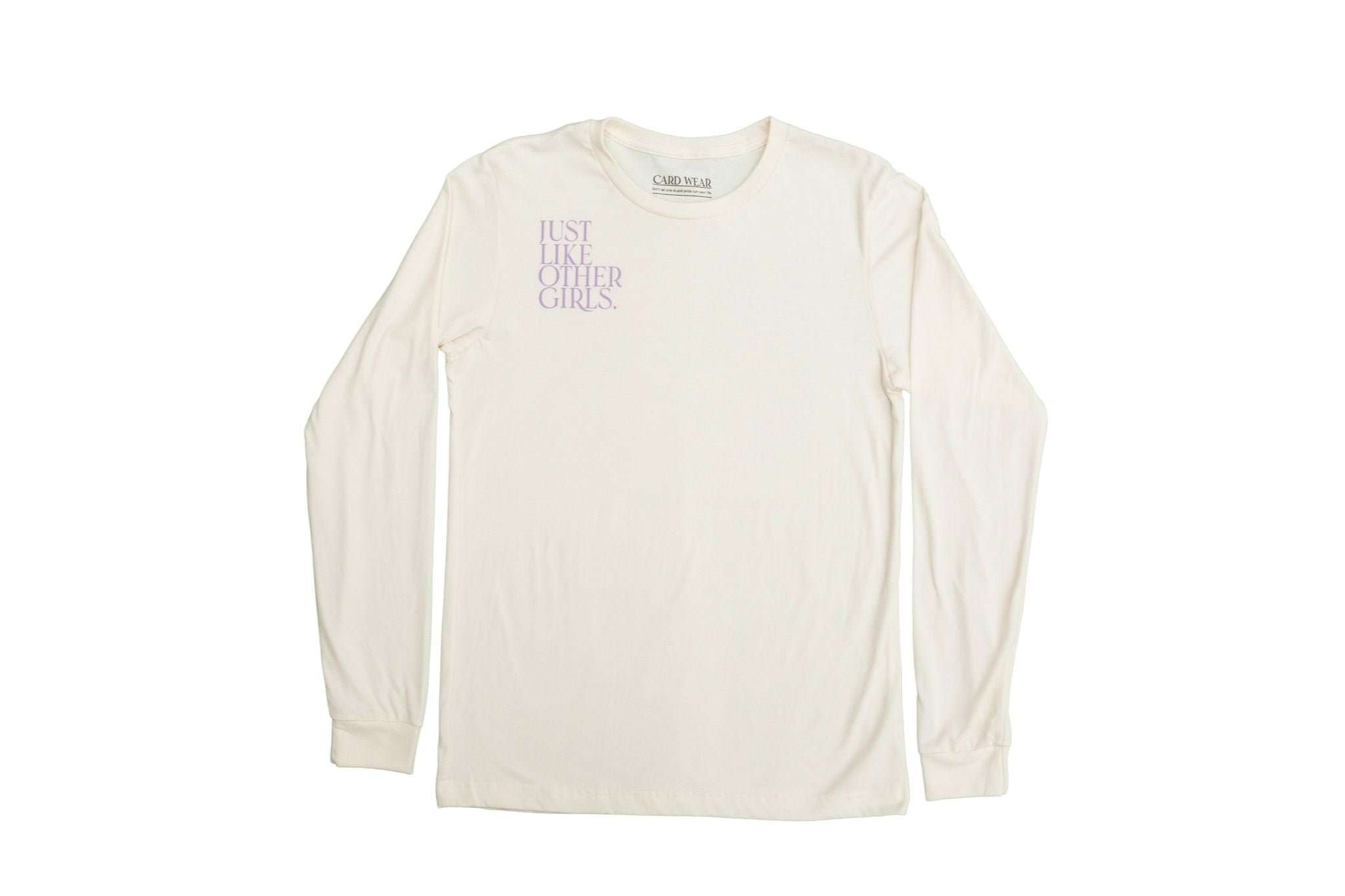 Just Like Other Girls Long Sleeve Tee - TAN